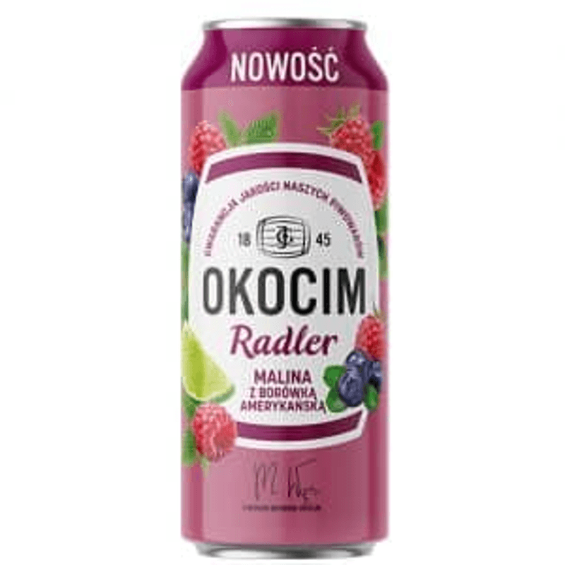 OKOCIM GRANAT MALINA 0% 24X50CL BLIK