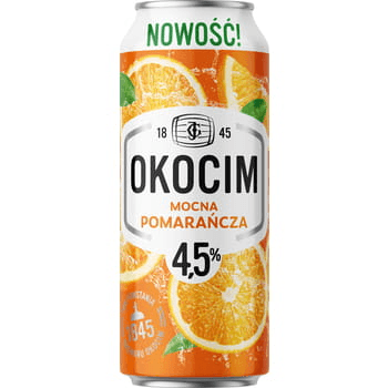OKOCIM MOCNA POMARANCZA 4.5% 24X50CL BLIK
