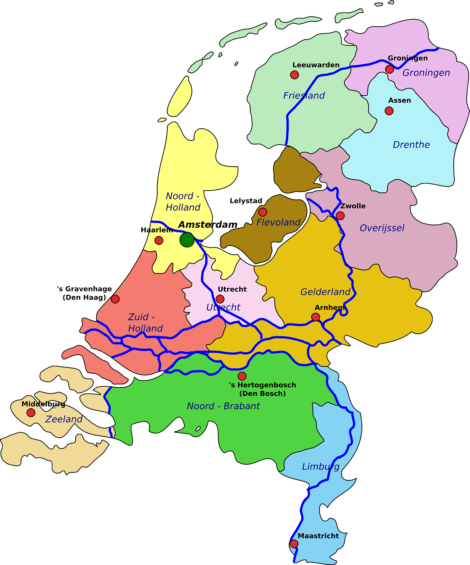 XL Groothandel bezorggebieden