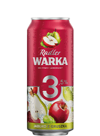 WARKA RADLER GRUSKA 3,5% 24X50CL BLIK
