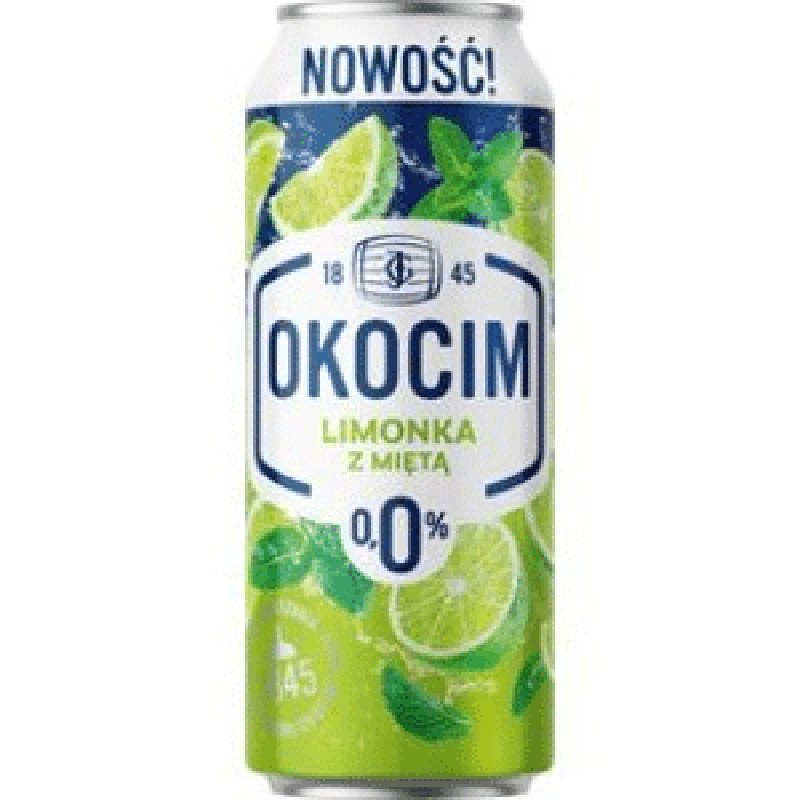 OKOCIM LIMONKA MIETA 0% 24X50CL BLIK